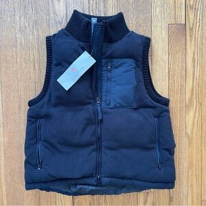 Sweaty Betty Venture Padded Fleece Gilet Vest Black Size 4  NWT
